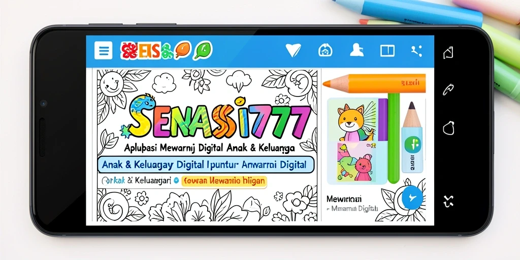 Antarmuka aplikasi SENSASI777 dengan tampilan mewarnai yang menarik.